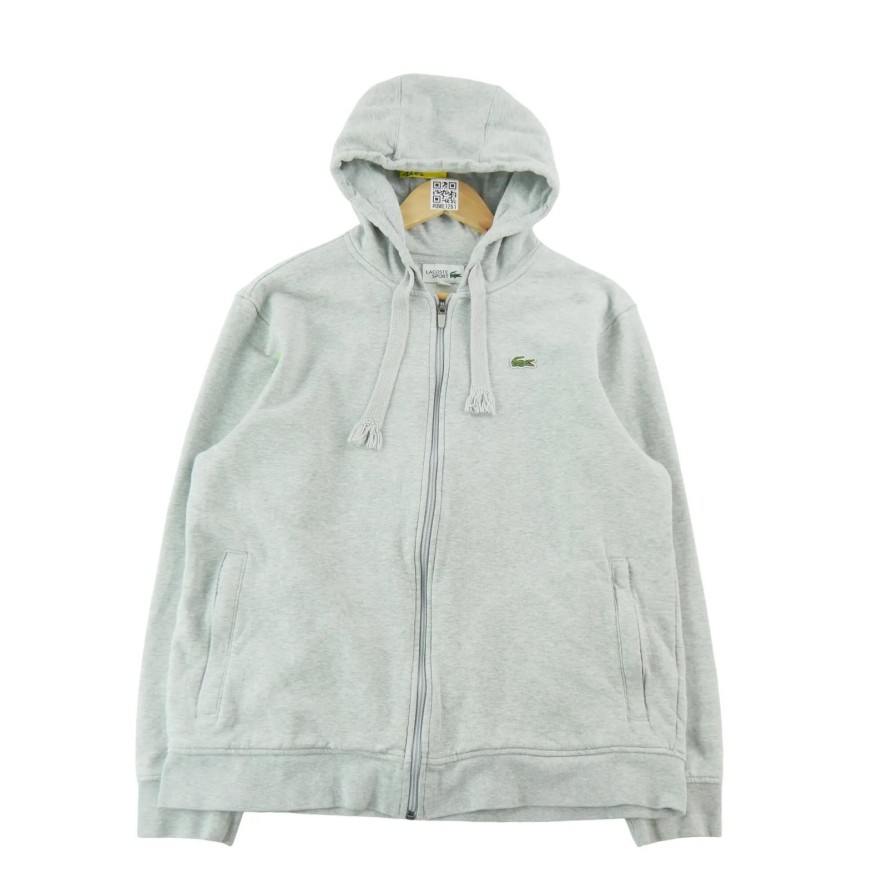 Second life - Bluza z kapturem męska full-zip Lacoste - Stan dobry