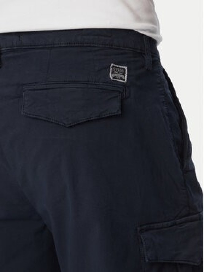 Guess Szorty materiałowe M6GDVA W1703 Granatowy Regular Fit