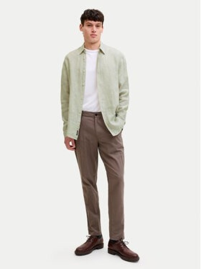 Jack & Jones Koszula Lawrence 12293563 Zielony jasny Regular Fit