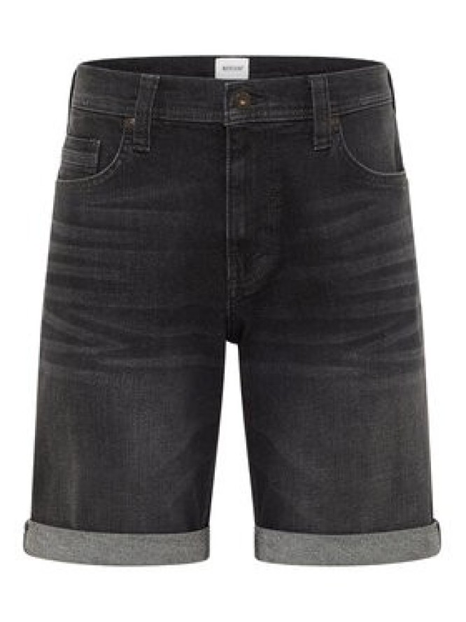 Mustang Szorty jeansowe Washington 1016453 Czarny Straight Fit