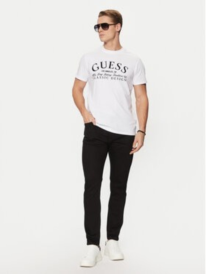 Guess T-Shirt M5RI43 K9RM1 Biały Regular Fit