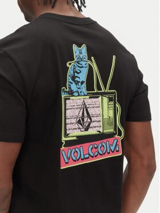 Volcom T-Shirt Catv A3512552 Czarny Classic Fit