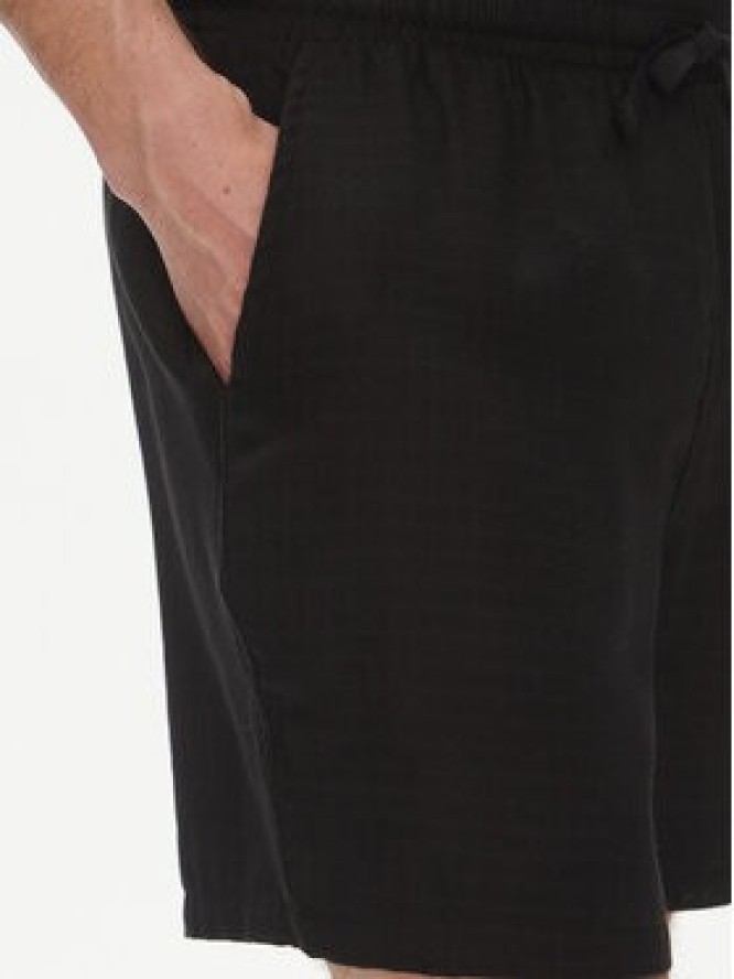 BOSS Szorty materiałowe 50540134 Czarny Regular Fit