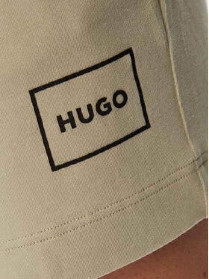 HUGO Szorty sportowe Laze 50525247 Beżowy Regular Fit