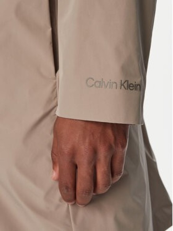 Calvin Klein Jeans Płaszcz przejściowy LV04LG505G Beżowy ciemny Regular Fit