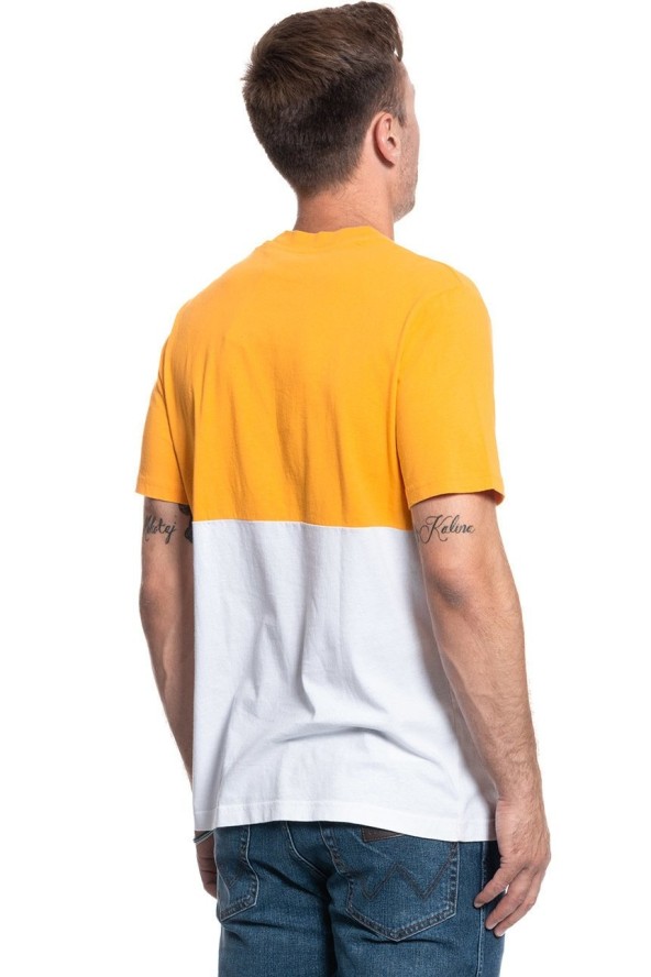 LEE T SHIRT COLOUR BLOCK TEE RADIANT YELLOW L60PFELG 112113471