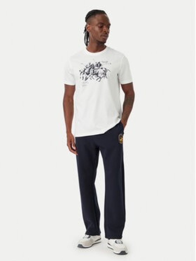 Beverly Hills Polo Club T-Shirt P-SS26M-TS101 Biały Regular Fit