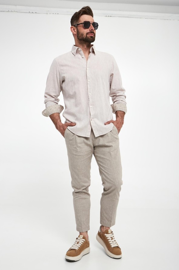 Koszula męska lniana Hanson JOOP! JEANS