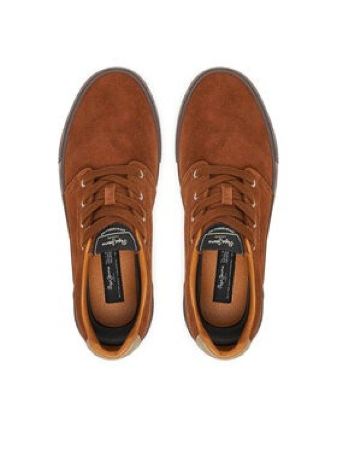 Pepe Jeans Sneakersy Ben Casual M PMS300002 Brązowy