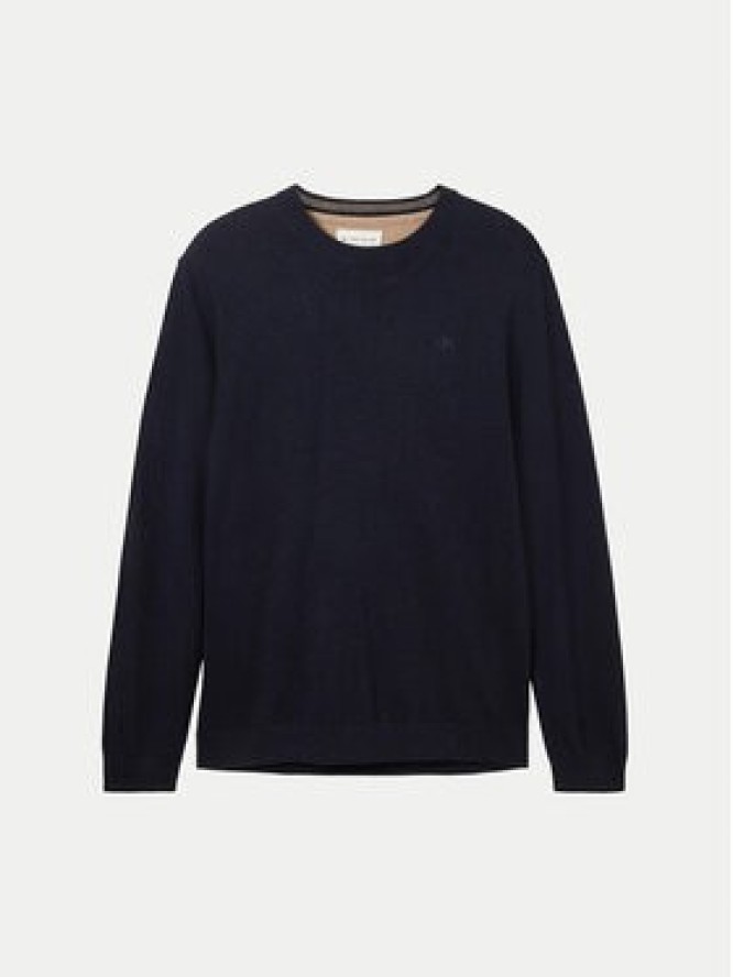 Tom Tailor Sweter 1038426 Granatowy Regular Fit