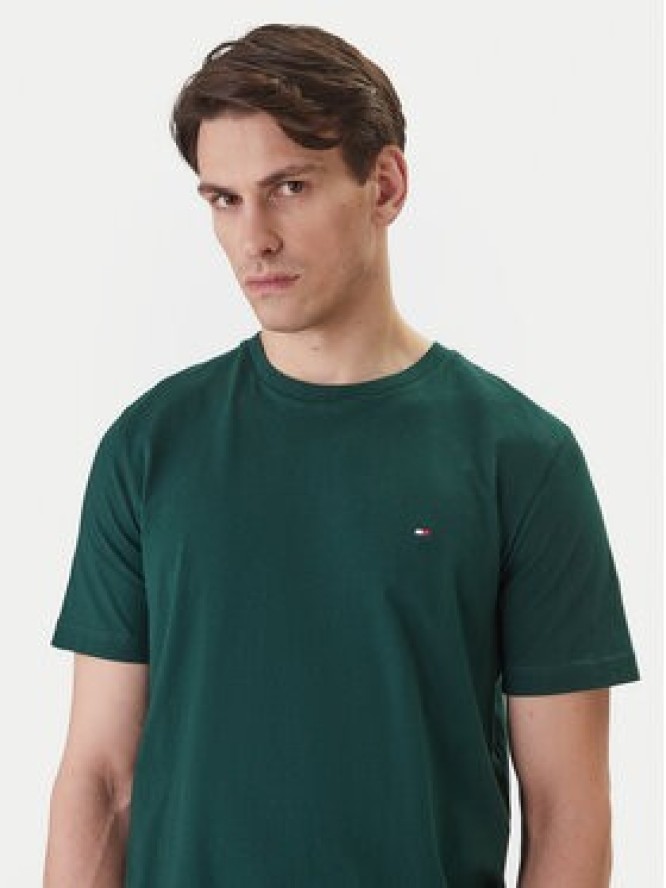 Tommy Hilfiger T-Shirt Ess Seasonal MW0MW39995 Zielony Regular Fit