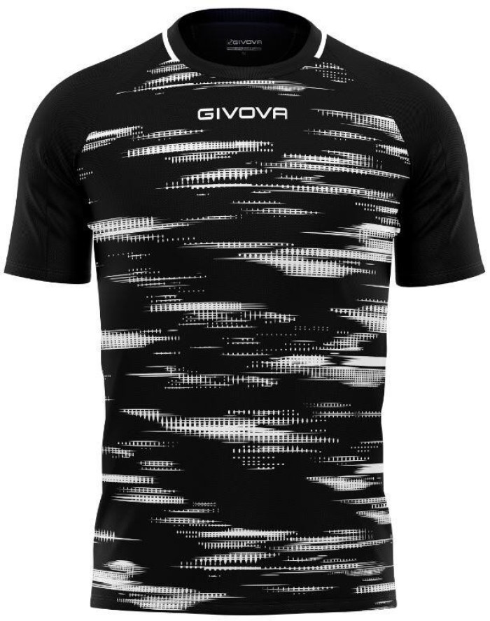 Koszulka sportowa - Sport - Unisex - Pixel - z nadrukiem - czarno-biała