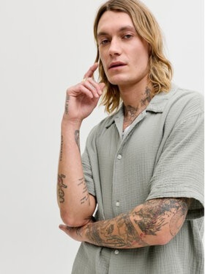 Jack & Jones Koszula Nantucket 12291812 Zielony Regular Fit