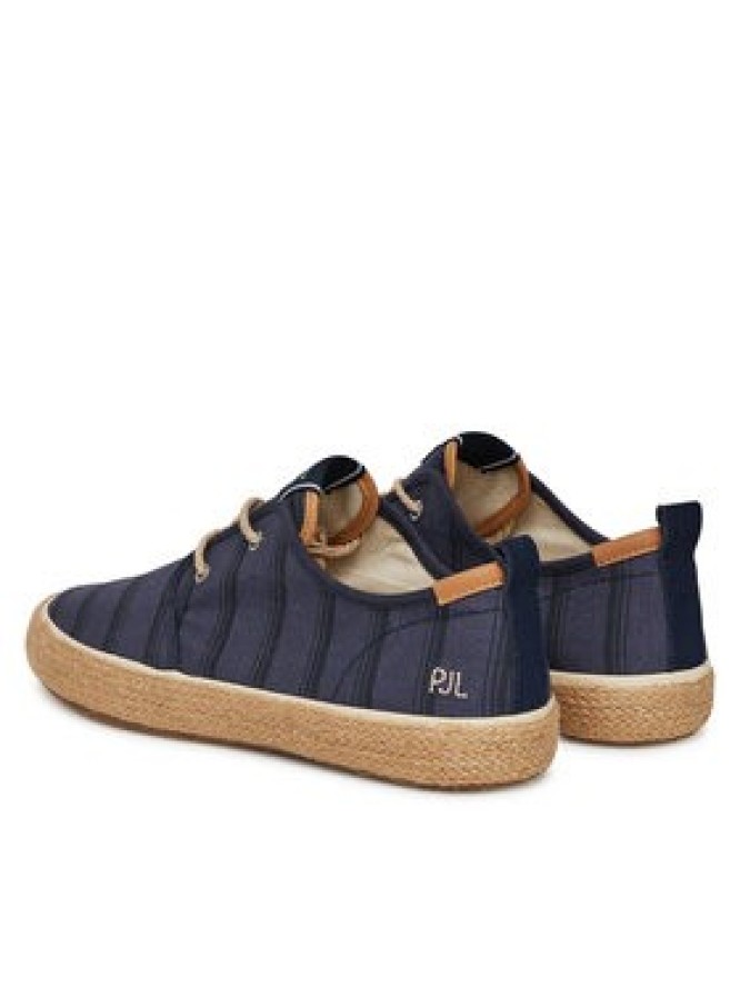 Pepe Jeans Espadryle Port Lines PMS10331 Granatowy