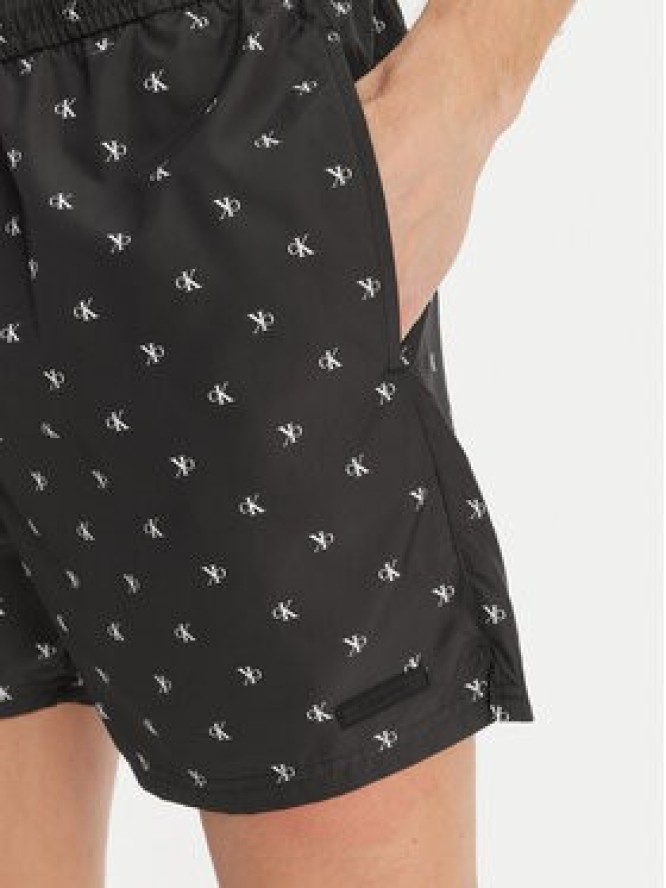 Calvin Klein Swimwear Szorty kąpielowe LV00N61027 Czarny Regular Fit