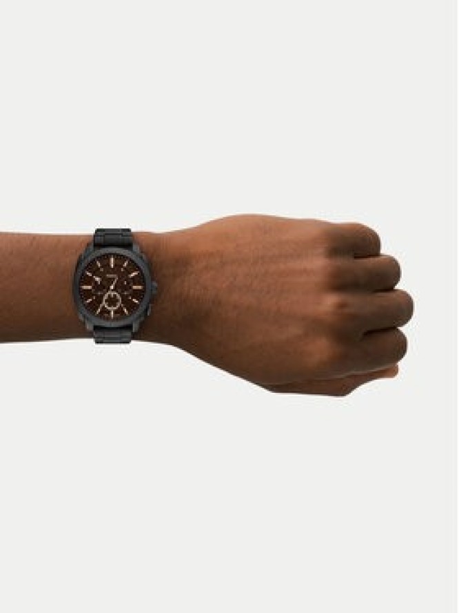 Fossil Zegarek Machine Chronograph FS6097 Czarny