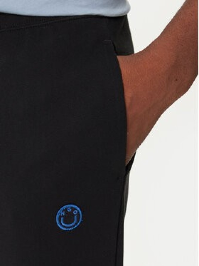 HUGO Spodnie dresowe Nompio 50522360 Czarny Regular Fit