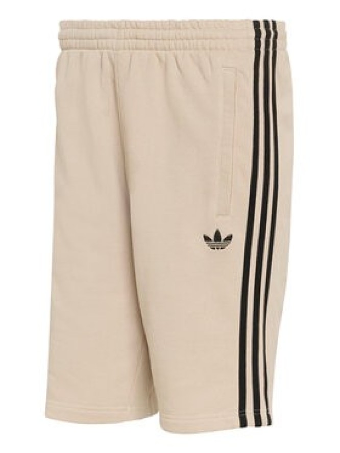 adidas Szorty sportowe 3-Stripes KE6681 Beżowy Regular Fit