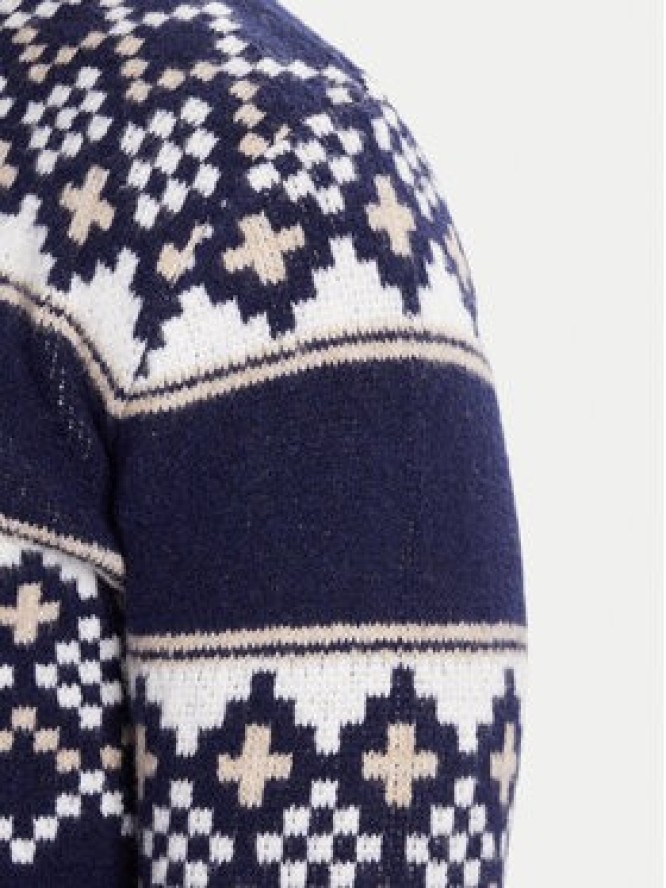 Guess Sweter M5BR61 Z4142 Granatowy Regular Fit