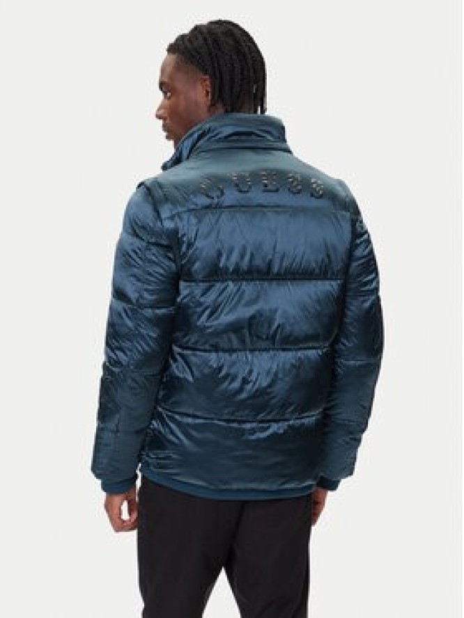 Guess Kurtka zimowa M5BL2L WGZF2 Niebieski Regular Fit