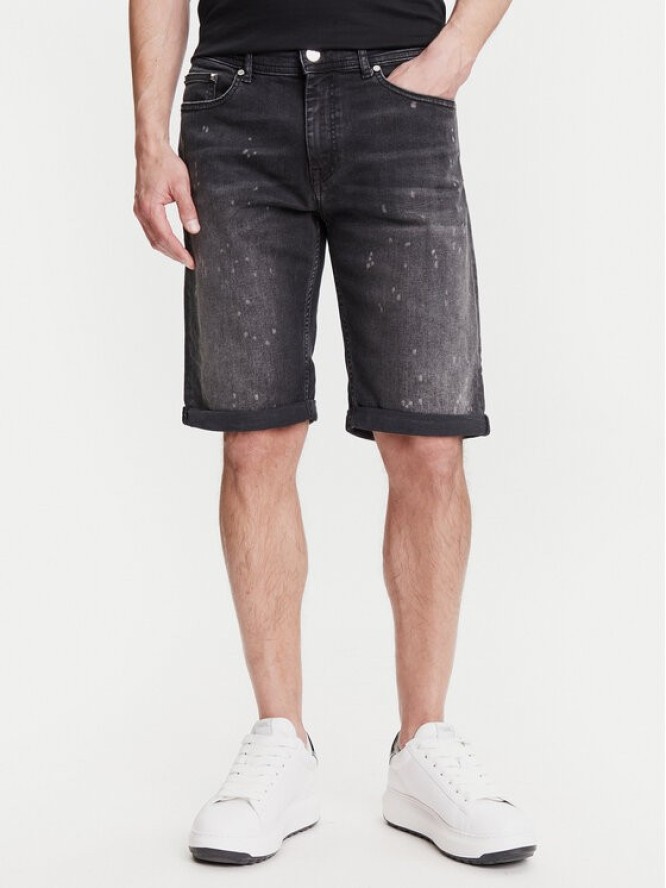 KARL LAGERFELD Szorty jeansowe 265820 552832 Czarny Slim Fit