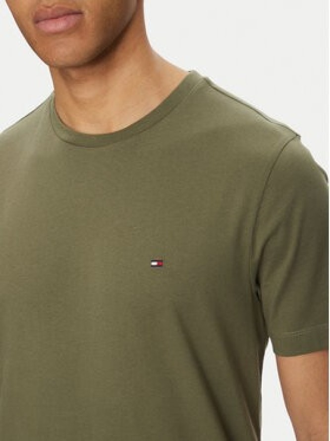 Tommy Hilfiger T-Shirt Ess Seasonal MW0MW39995 Zielony Regular Fit