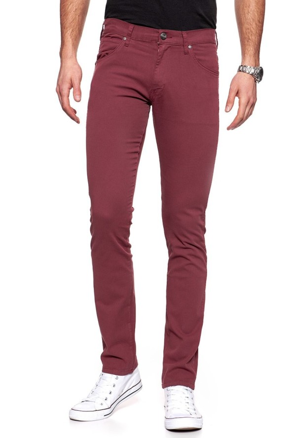 WRANGLER SPODNIE MĘSKIE LARSTON CORDOVAN RED W18SHD13G 112127497