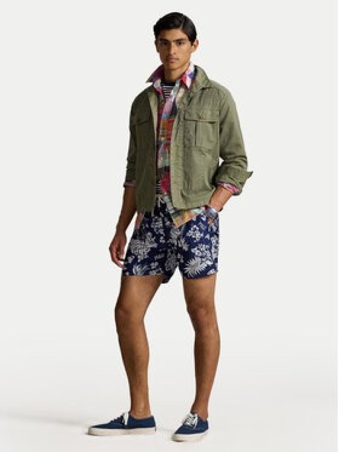 Polo Ralph Lauren Szorty kąpielowe 710963323002 Granatowy Classic Fit