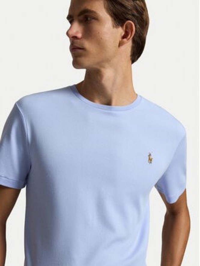 Polo Ralph Lauren T-Shirt 710740727506 Niebieski jasny Regular Fit