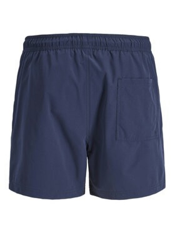 Jack & Jones Szorty kąpielowe Maui Tropic 12291385 Granatowy Regular Fit