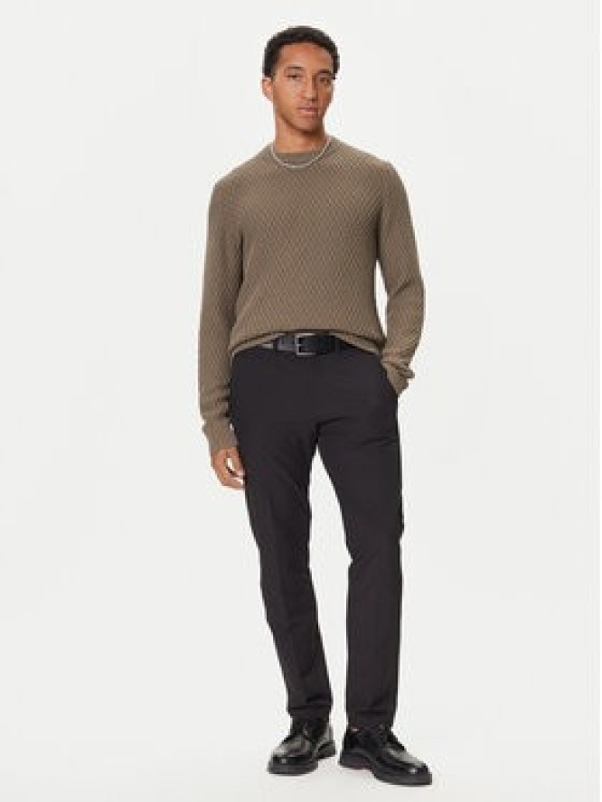 HUGO Sweter Syer 50546995 Beżowy Regular Fit