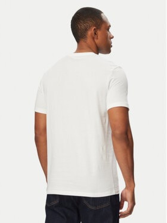 Calvin Klein Jeans T-Shirt SS 30s EU LV04RG800G Biały Regular Fit