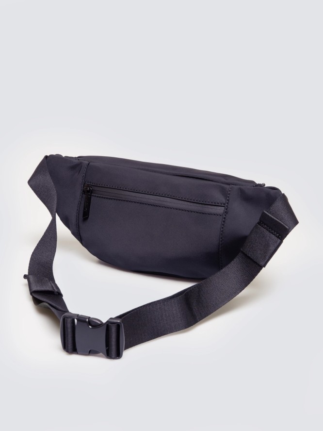 Saszetka męska typu nerka granatowa Tizanor 403