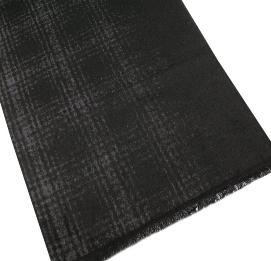 Męski Szalik z Wiskozy - Alties - Grafitowy