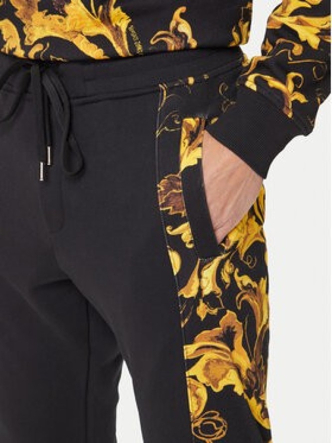 Versace Jeans Couture Spodnie dresowe 79GAA3C0 FS201 Czarny Regular Fit