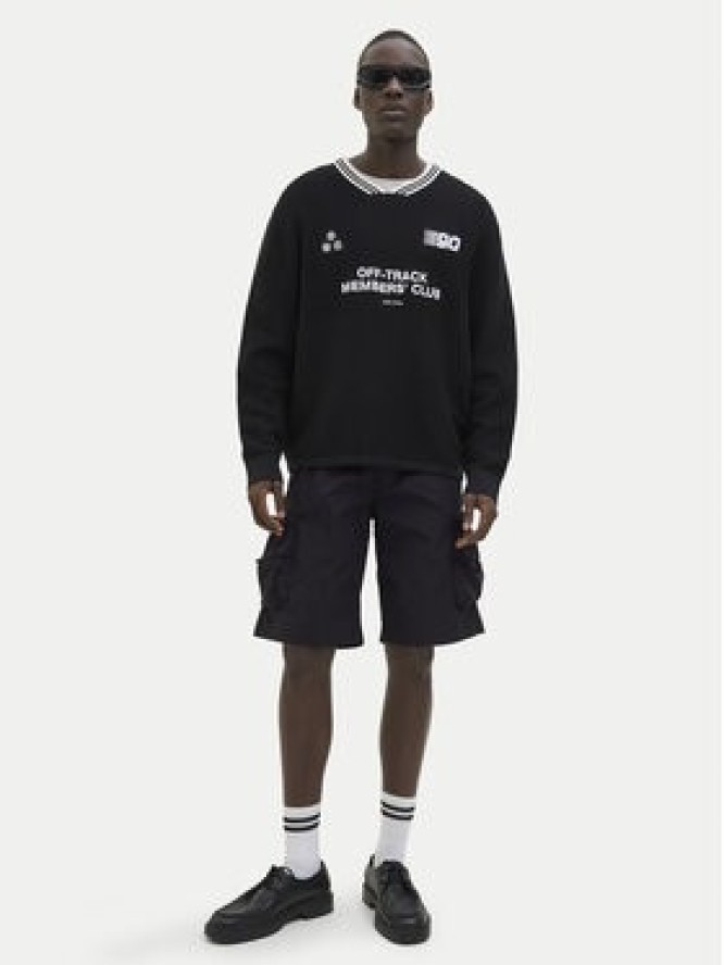 Jack & Jones Szorty materiałowe Cole 12269386 Czarny Cargo Fit