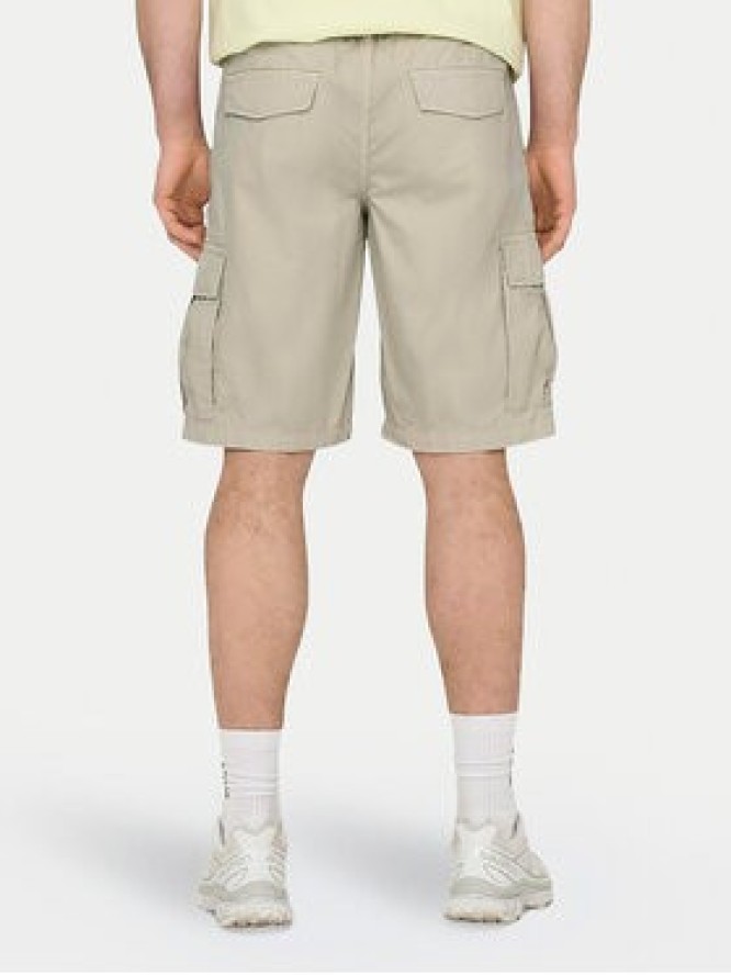 Only & Sons Szorty materiałowe Loc Cargo 22029214 Beżowy Regular Fit