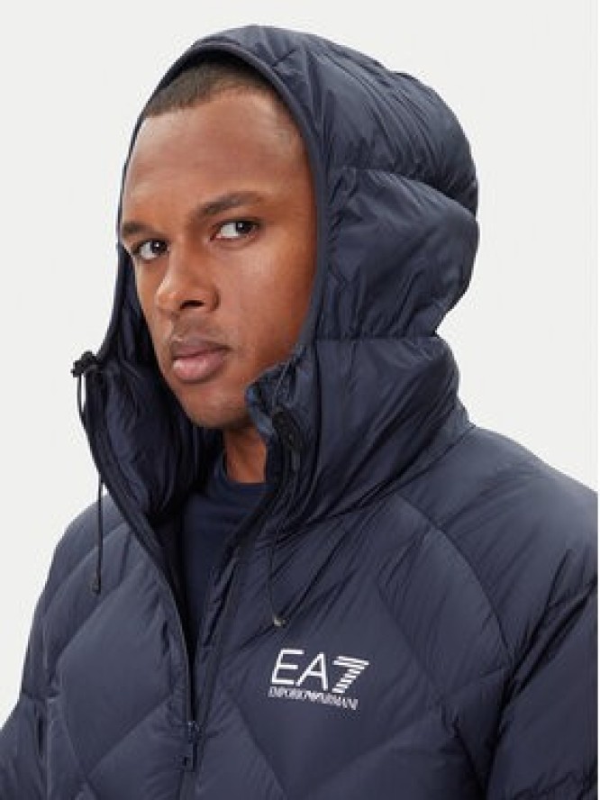 EA7 Emporio Armani Kurtka puchowa 7M001001 AF15923 UB102 Granatowy Modern Fit
