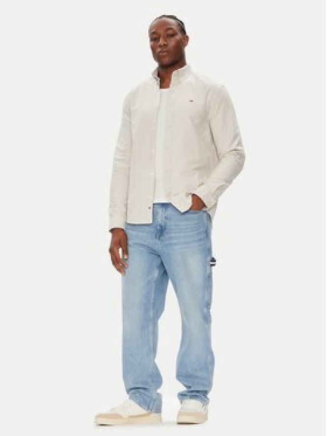 Tommy Jeans Koszula DM0DM21298 Beżowy Regular Fit