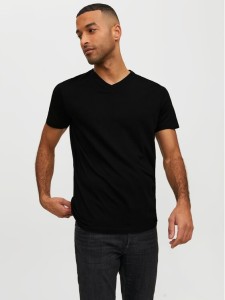 Jack & Jones T-Shirt Basic 12156102 Czarny Standard Fit