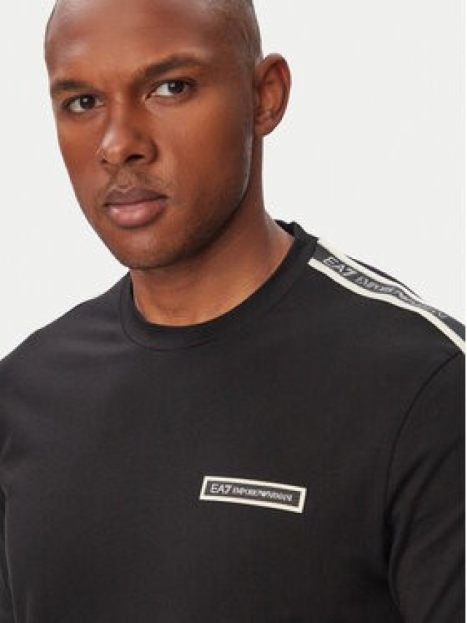 EA7 Emporio Armani T-Shirt 7M002189 AF10373 UC001 Czarny Regular Fit
