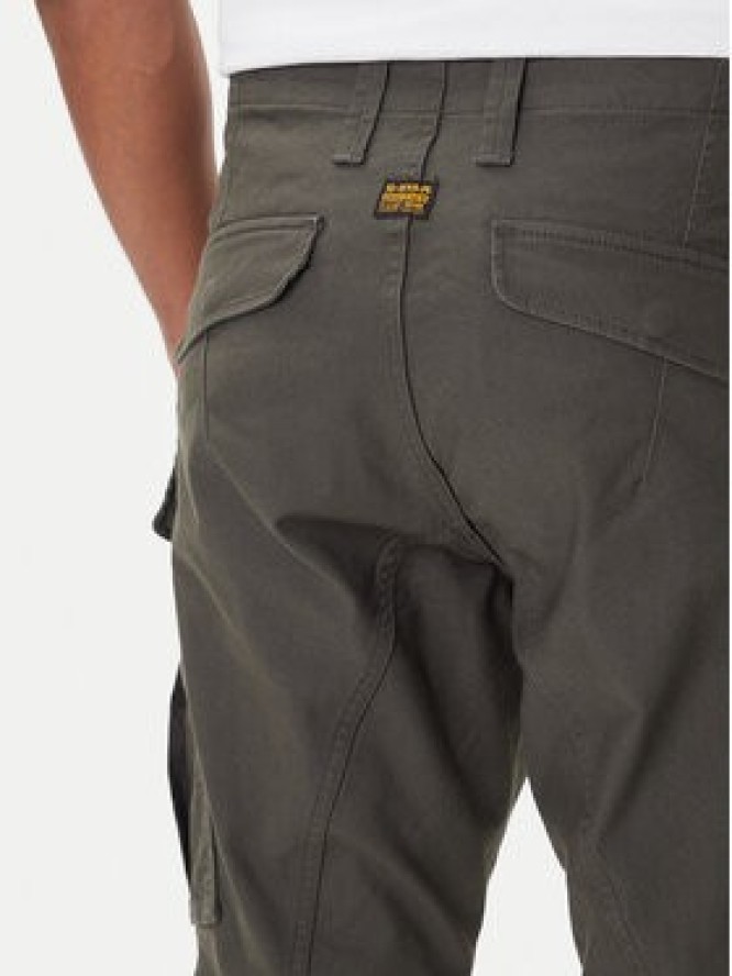 G-Star Raw Spodnie materiałowe Zip Pocket 3D D24307-E172 Zielony Skinny Fit