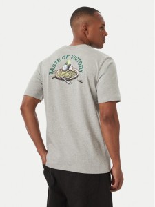 adidas T-Shirt Taste Of Victory Pasta Graphic KG0945 Szary jasny Regular Fit