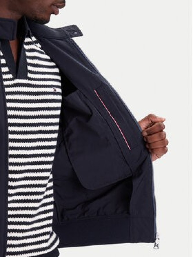 Tommy Hilfiger Kurtka bomber Harrington MW0MW39637 Granatowy Regular Fit