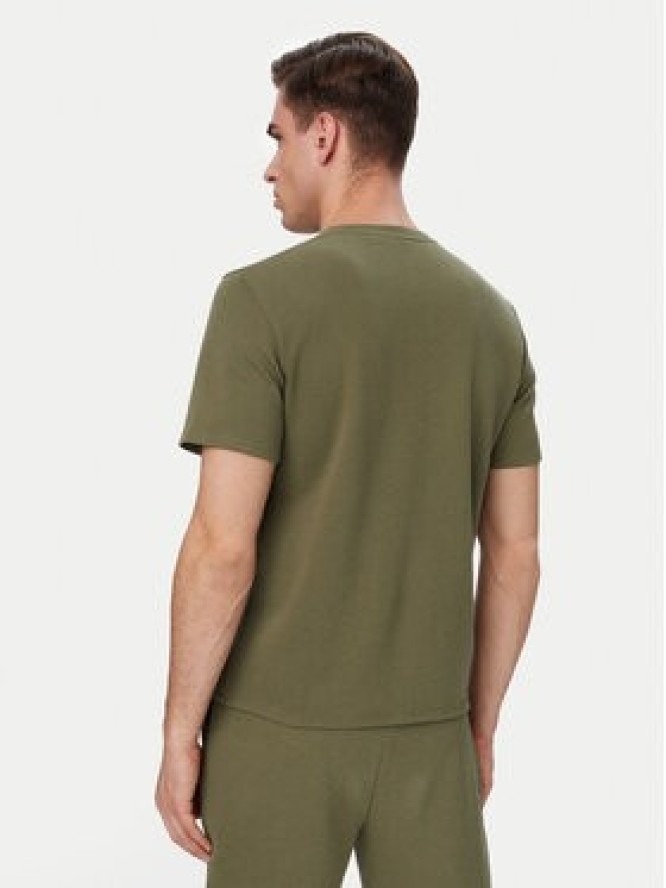 BOSS T-Shirt Waffle 50535891 Zielony jasny Regular Fit