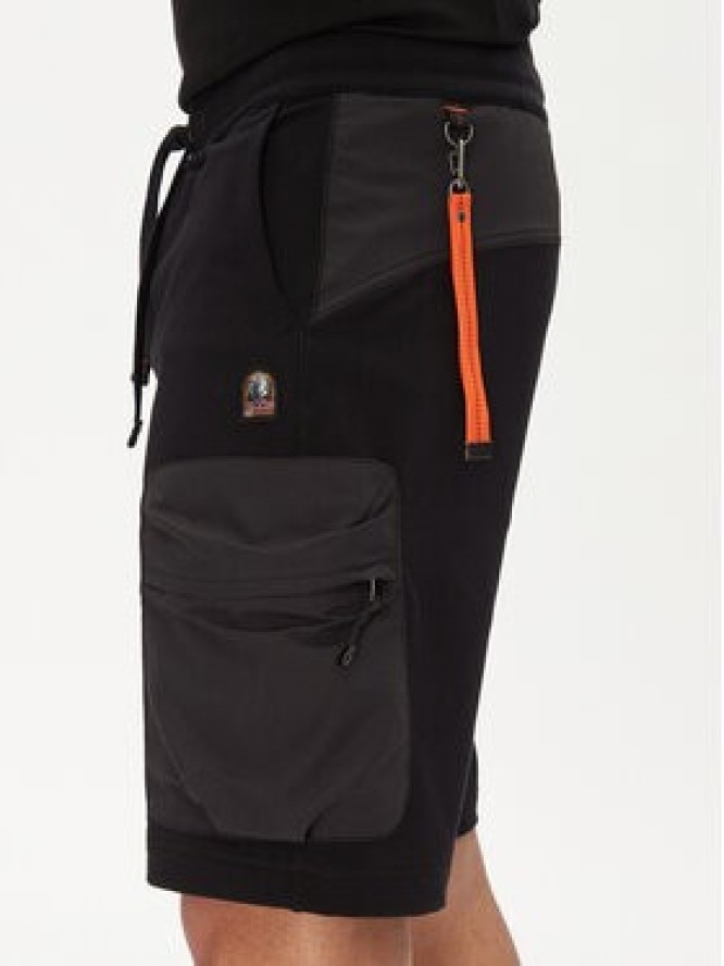 Parajumpers Szorty sportowe Irvine 25SMPMPARE06 Czarny Regular Fit