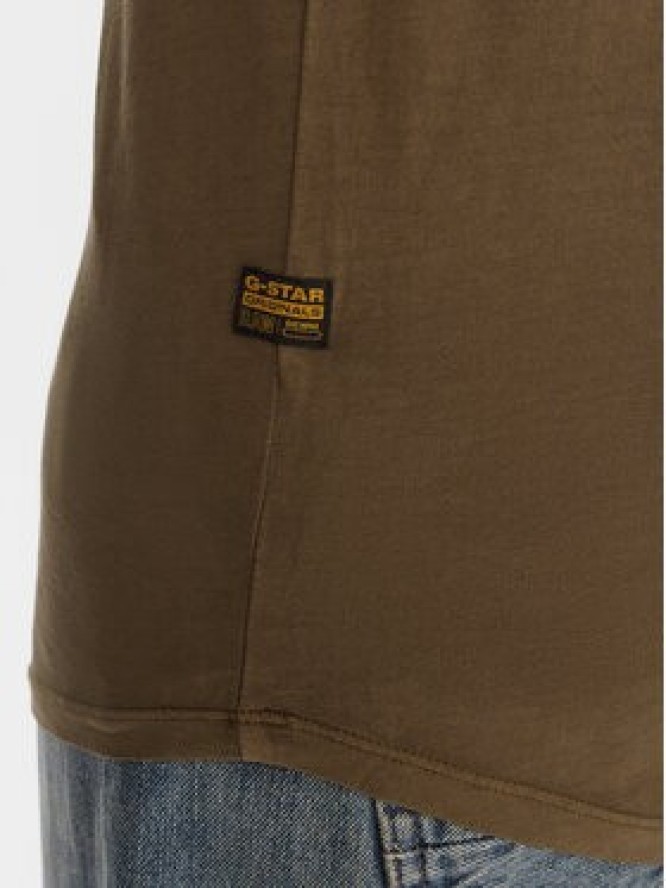 G-Star Raw T-Shirt Lash D16396-2653 Khaki Regular Fit