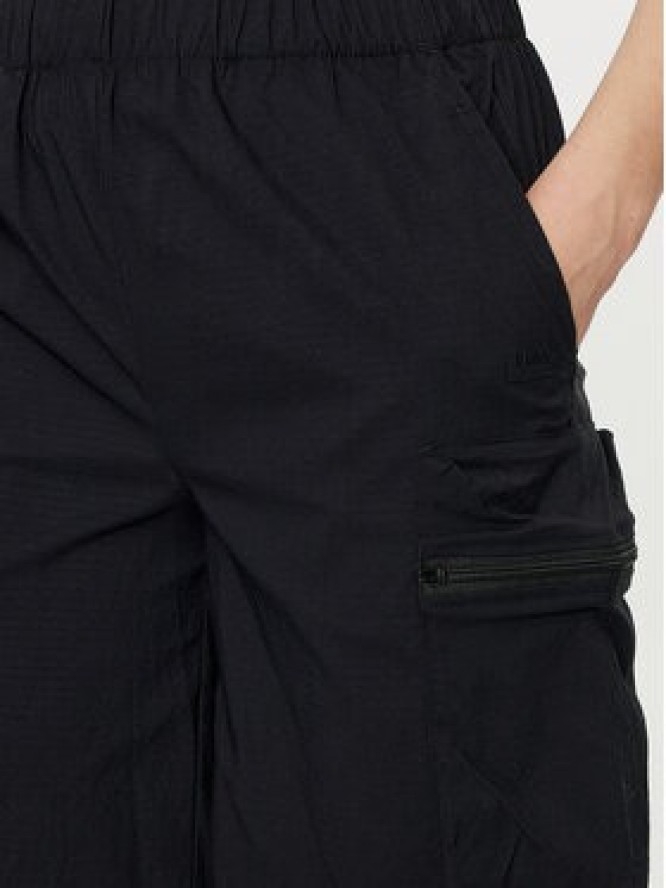 Rains Szorty sportowe Tomar Shorts 19310 Czarny Regular Fit