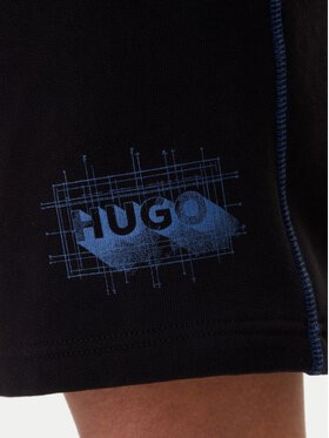 HUGO Szorty sportowe Nothali 50553499 Czarny Regular Fit