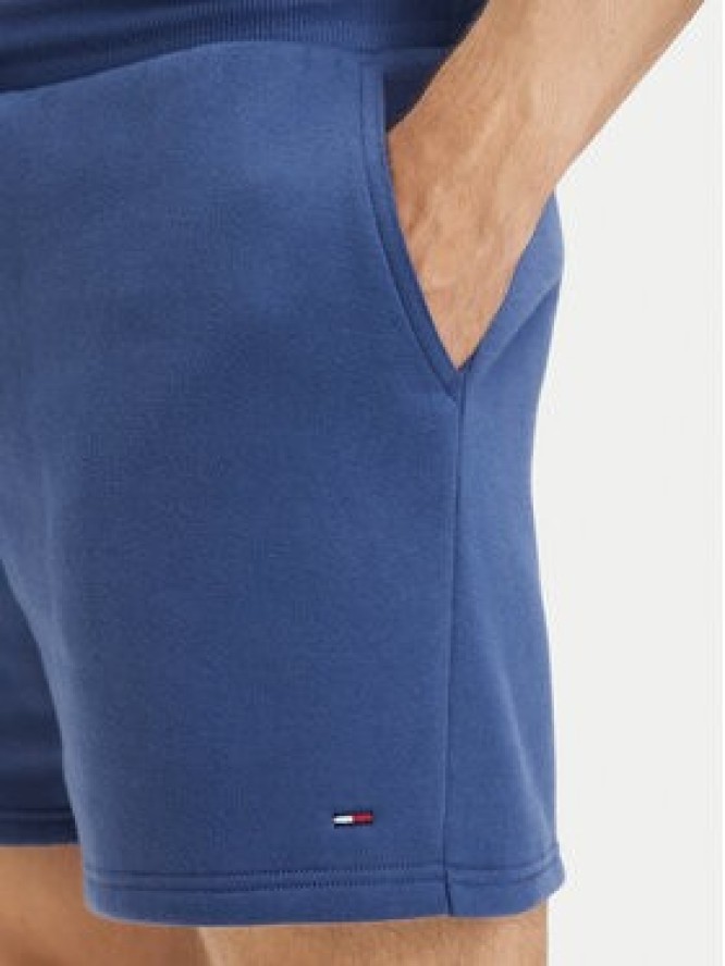 Tommy Jeans Szorty sportowe Flag Beach DM0DM21931 Niebieski Regular Fit